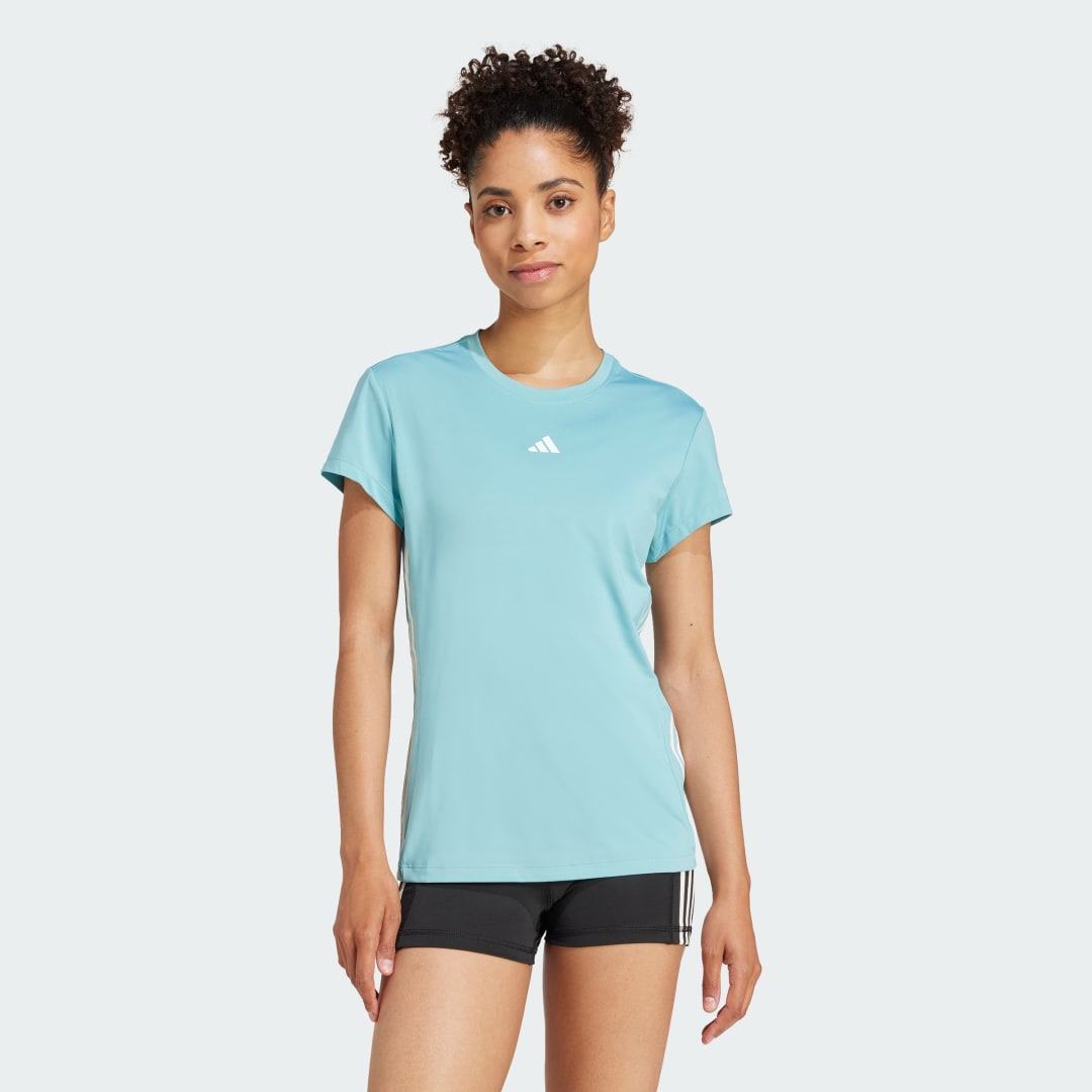 adidas Hyperglam Training Tee Training 2XS Women Green Ton / White