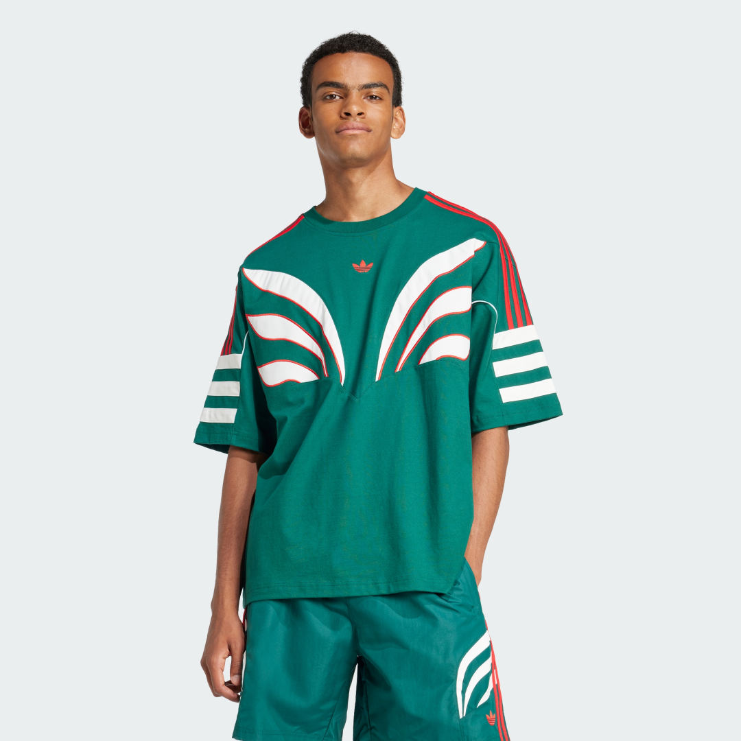 adidas Q3 Atlanta Tee Lifestyle A/2XS Men Green / White