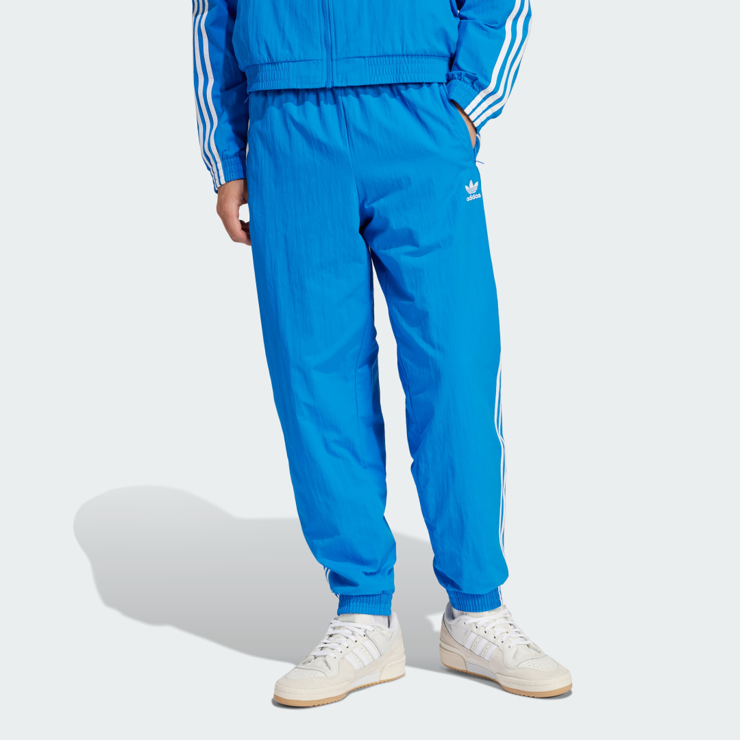 adidas Adicolor Woven Firebird Track Pants Lifestyle L Men Blue Bird