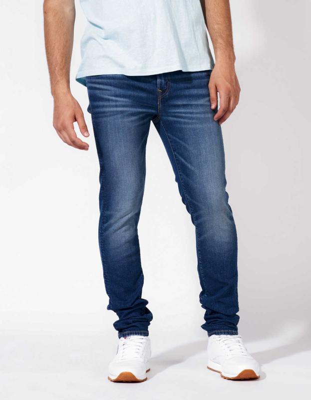 AE AirFlex+ Skinny Jean - Medium Wash, 33W x 30L 