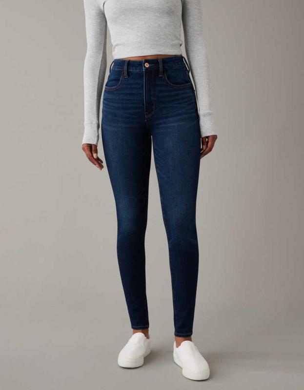 AE Dream Super High-Waisted Jegging - Dark Ink, 4 