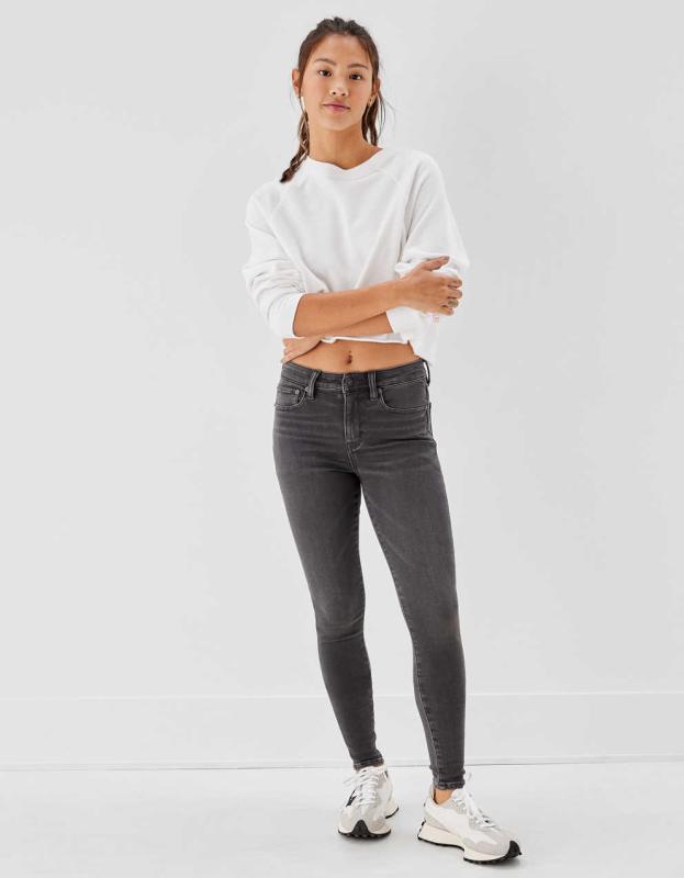 AE Next Level Super High-Waisted Jegging - Storm Dark, 4 