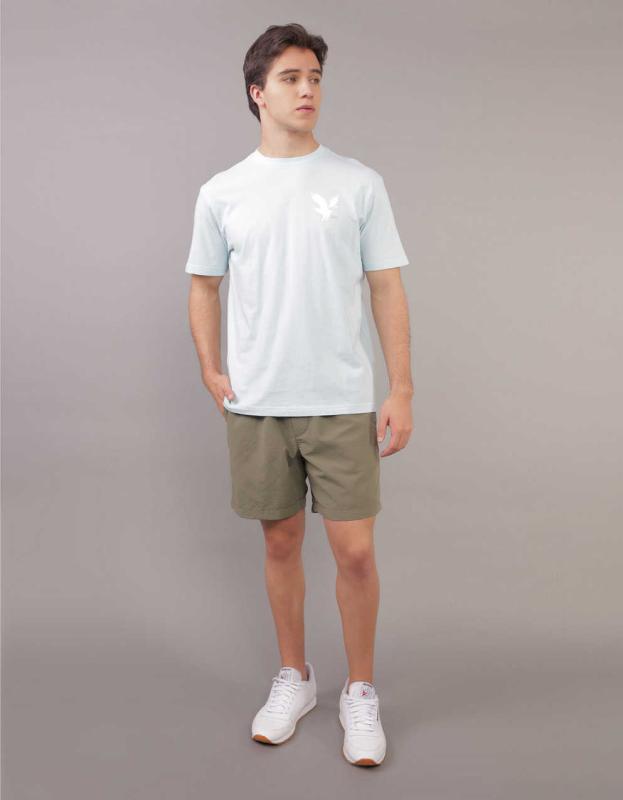 AE Logo Graphic T-Shirt - Mint, S 