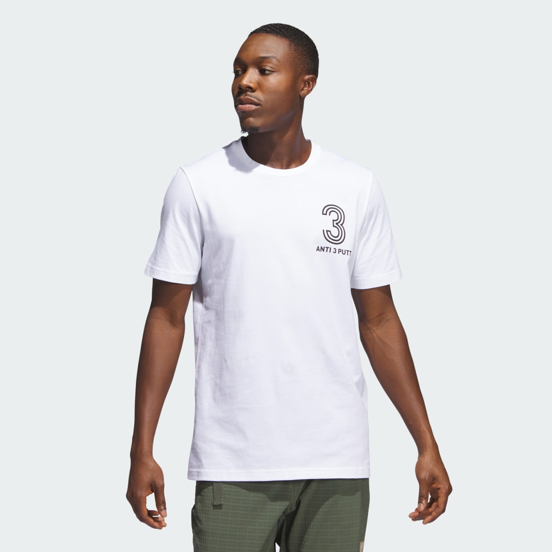 adidas Adicross Anti 3 Putt Golf Tee Golf A/M Men White