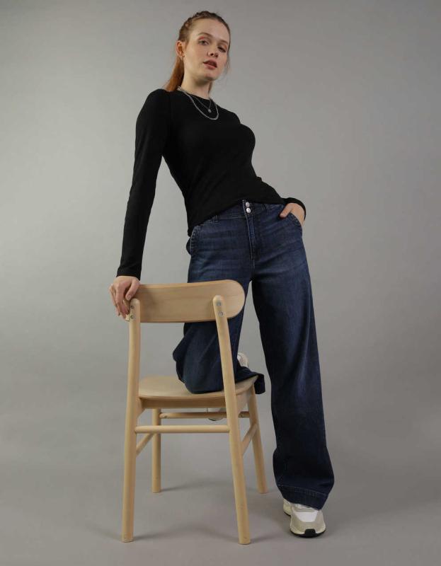 AE Long-Sleeve Thermal Top - Black, XS 