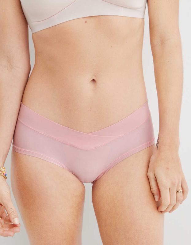 SMOOTHEZ Everyday Crossover Boybrief Underwear - Quartz Pink, XS 