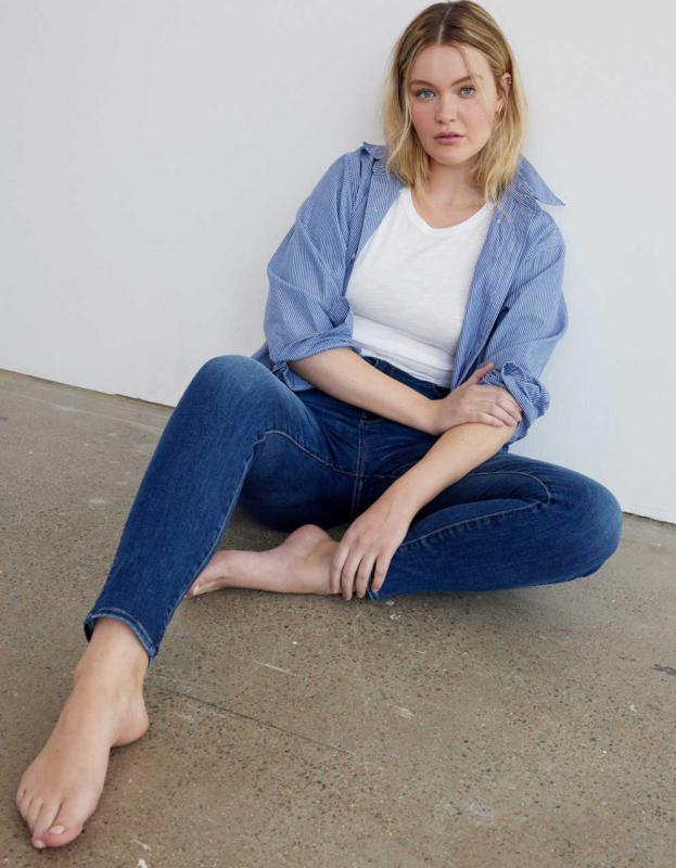 AE Next Level High-Waisted Jegging - Dark Atlantic, 12 