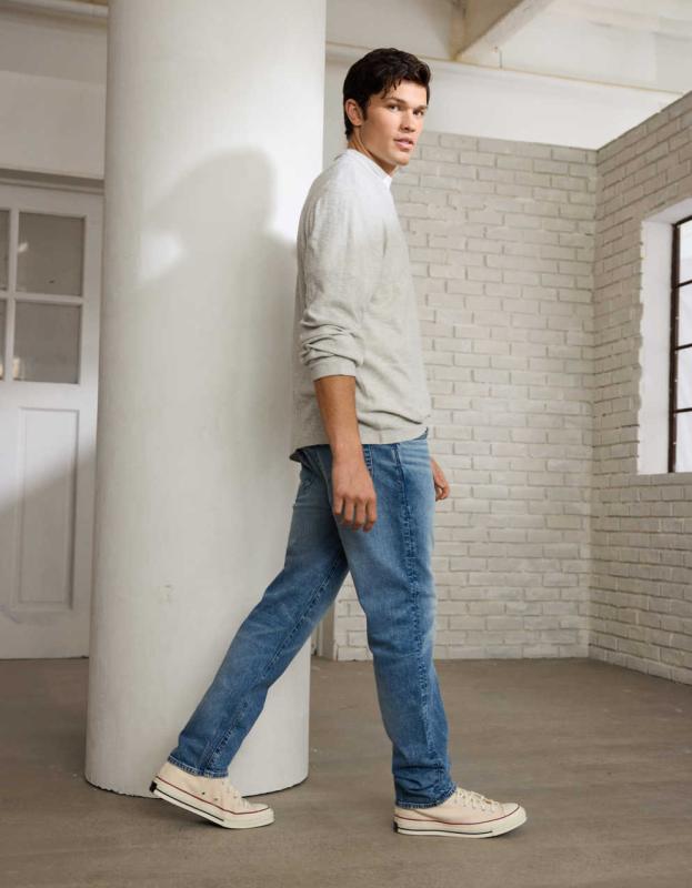 AE EasyFlex Slim Straight Jean - Tidal Blue, 29 X 30 