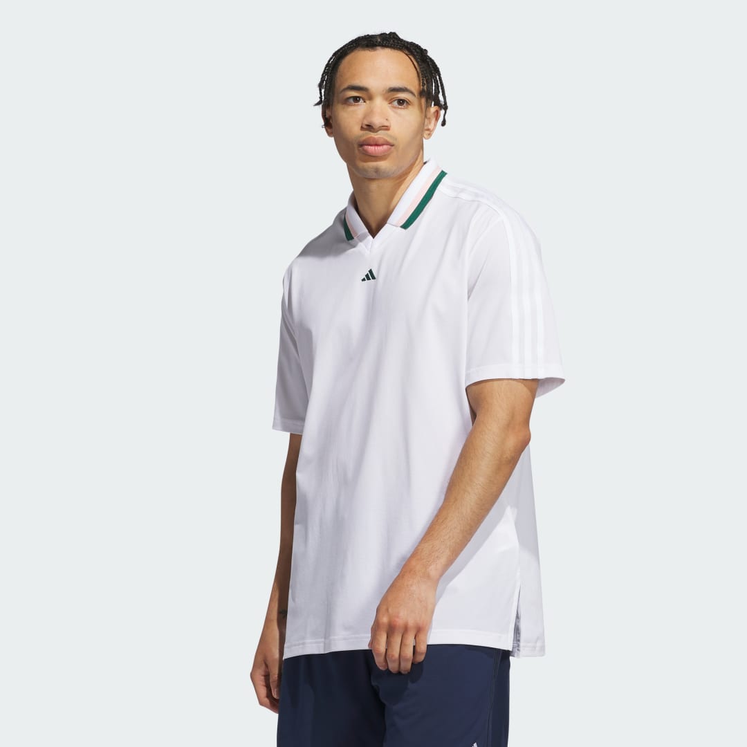 adidas Ultimate365 Golf Jersey Polo Shirt Golf A/L Men White