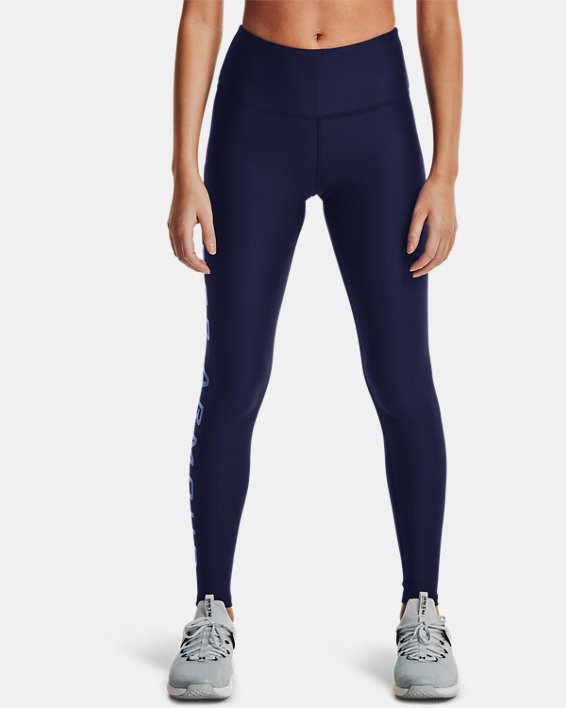 HeatGear® No-Slip Waistband Branded Women's Full-Length Leggings