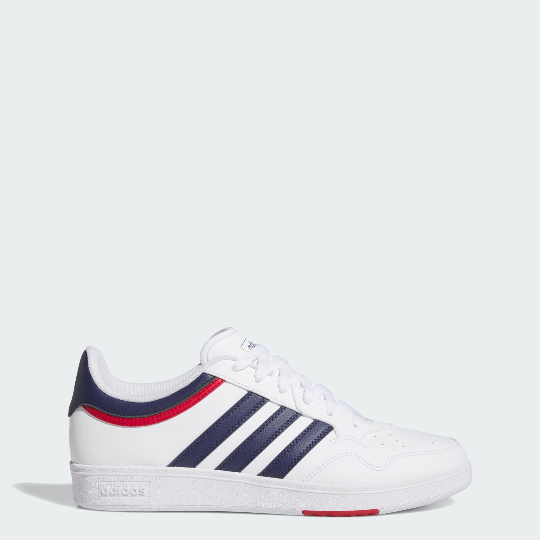 adidas Hoops 4.0 Shoes Basketball,Lifestyle 10.5 UK Unisex White / Dark Blue / Team Red 2