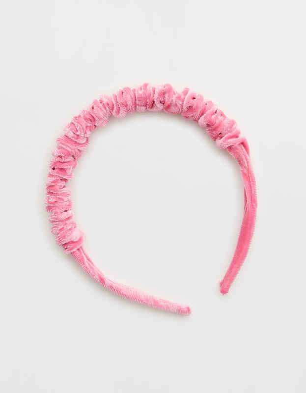 Aerie Scrunched Headband - Luminous Rose, One Size 