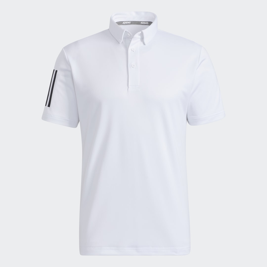 adidas AEROREADY Short Sleeve Polo Shirt Golf A/S,A/M,A/L,A/XL,A2XL,A3XL,J/S,J/M,J/L,J/O,J/XO,J2XO Men White