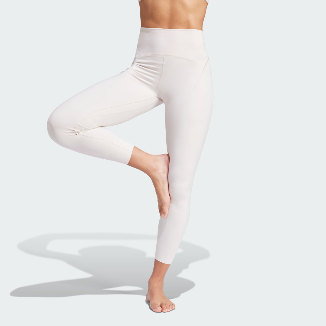 adidas All Me Luxe 7/8 Leggings Training A2XL Women Putty Mauve
