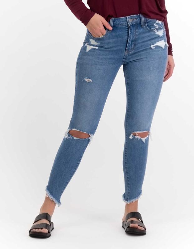 AE Ne(x)t Level Ripped Super High-Waisted Jegging Crop - Skylight, 2 