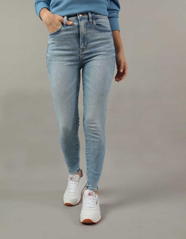 AE Ne(x)t Level Super High-Waisted Jegging - Medium Wash, 0 