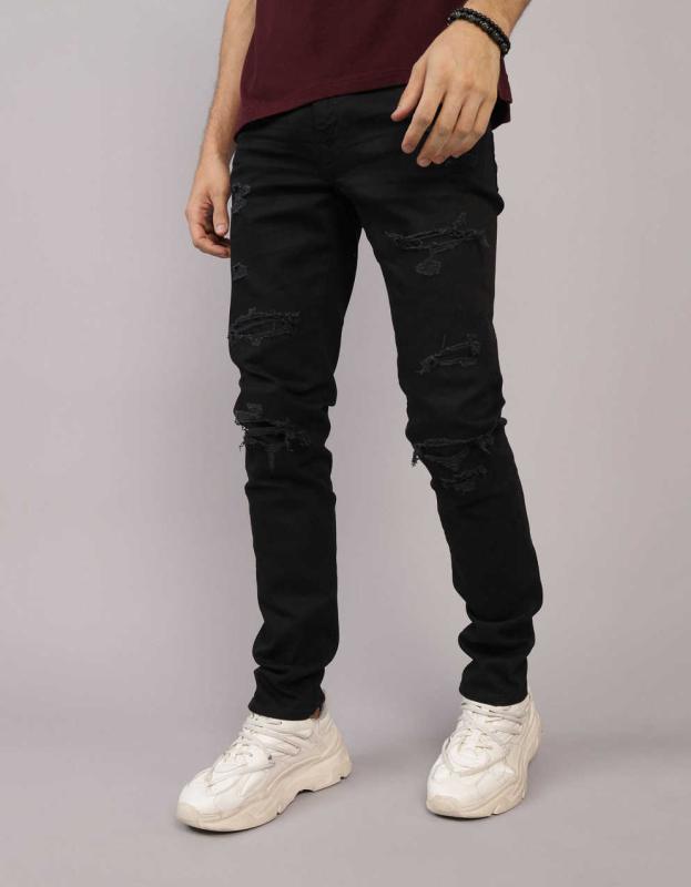 AE AirFlex+ Skinny Jean - Black, 30W x 32L 
