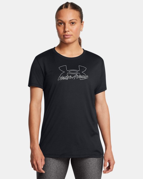 UA Tech™ Script Women's Short Sleeve