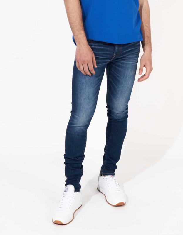 AE AirFlex+ Ultra Skinny Jean - Medium Bright Indigo, 28W x 30L 