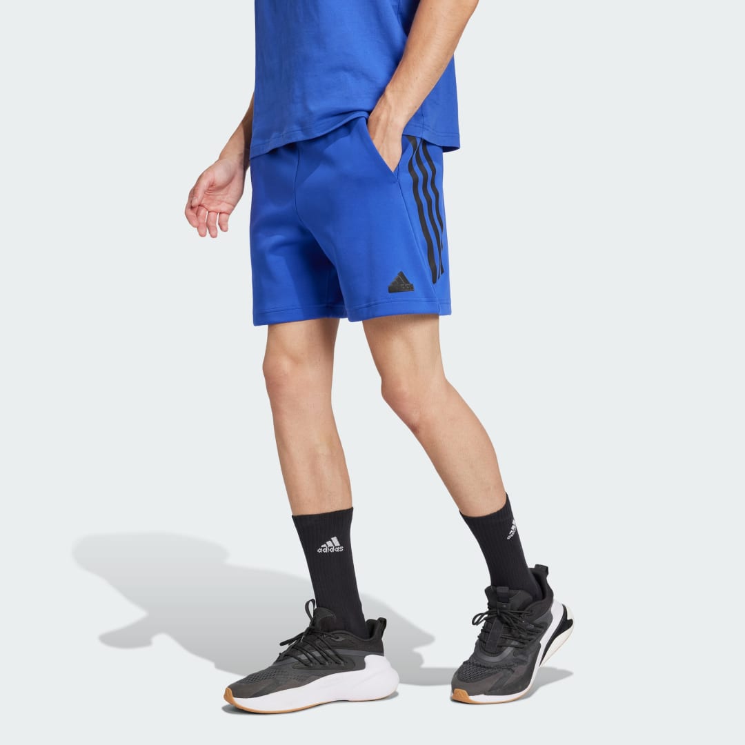 adidas Future Icons 3-Stripes Shorts Lifestyle A/4XL Men Semi Lucid Blue