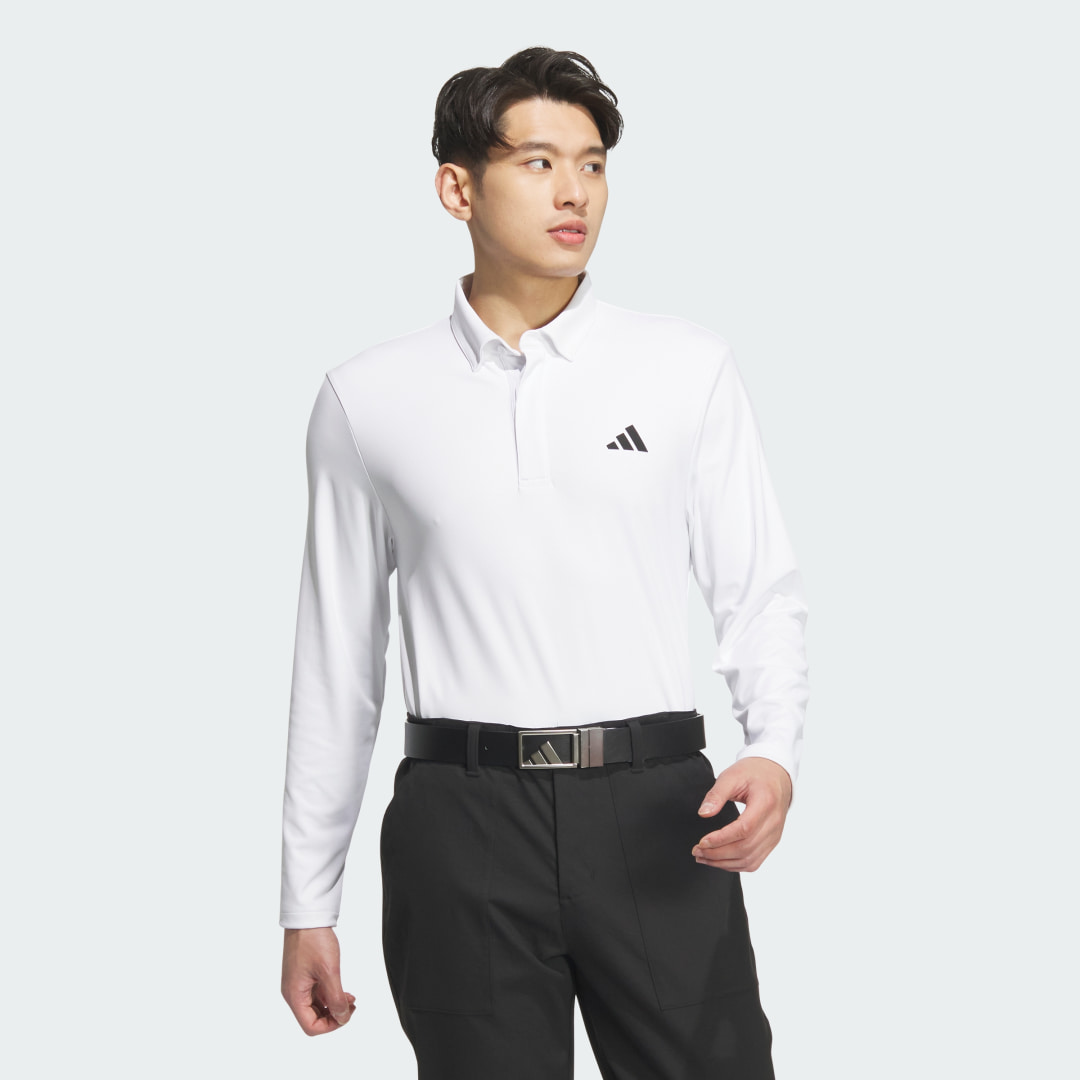 adidas Long Sleeve AEROREADY Polo Shirt Golf 3XL Men White