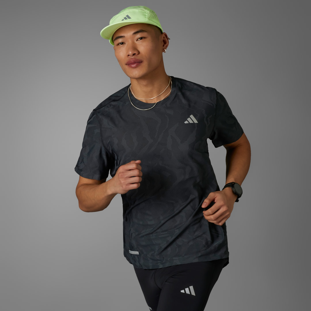 adidas Ultimate EngineeRed Running Tee Running A/2XL Men Black