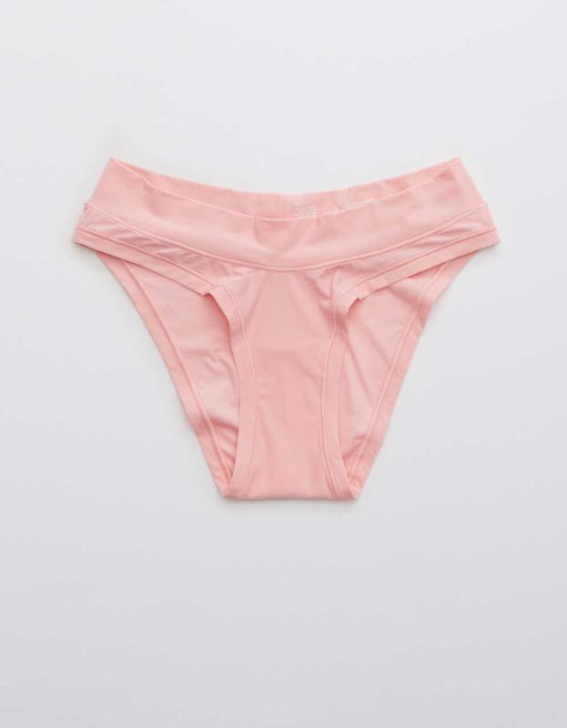 Aerie Real Me Mom Underwear - Quartz Pink, XS 