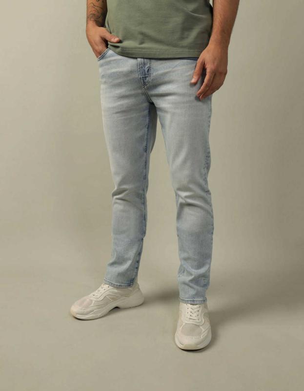 AE AirFlex+ Ultrasoft Slim Jean - Blue Powder, 33 X 30 