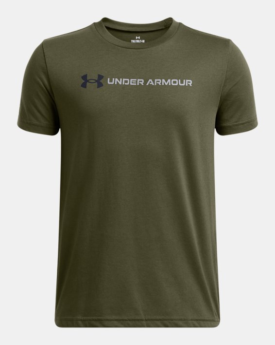 UA Logo Wordmark Boys' Short Sleeve