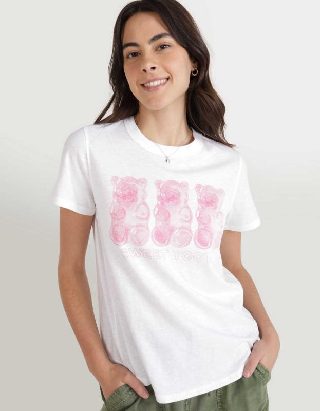 Aerie Classic Fit T-Shirt - White, XS 