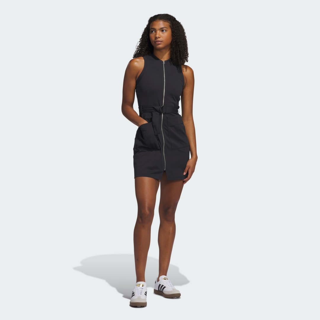 adidas Go-To Zip Dress Golf A/S Women Black