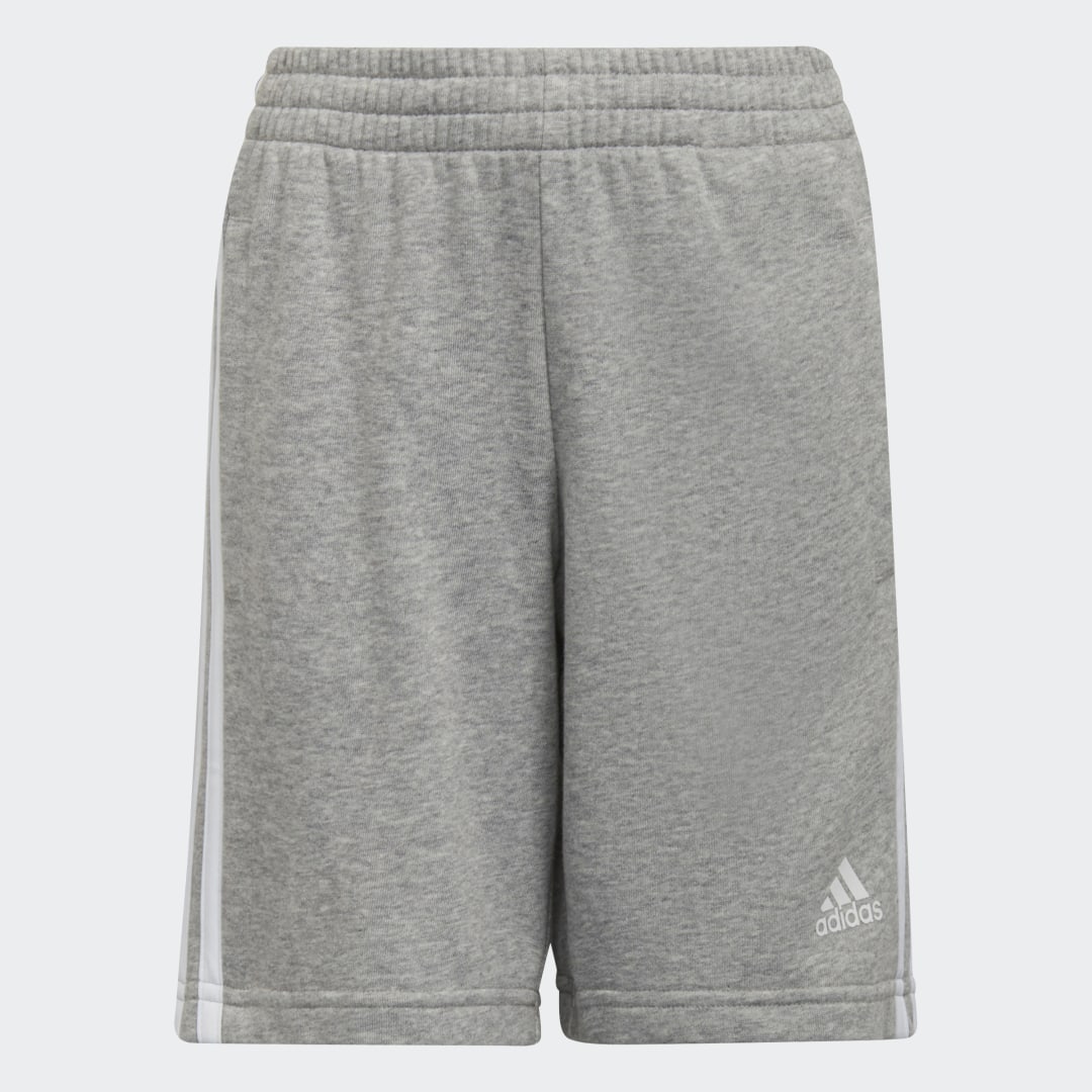 adidas Essentials 3-Stripes Shorts Lifestyle 134 Kids Grey / White