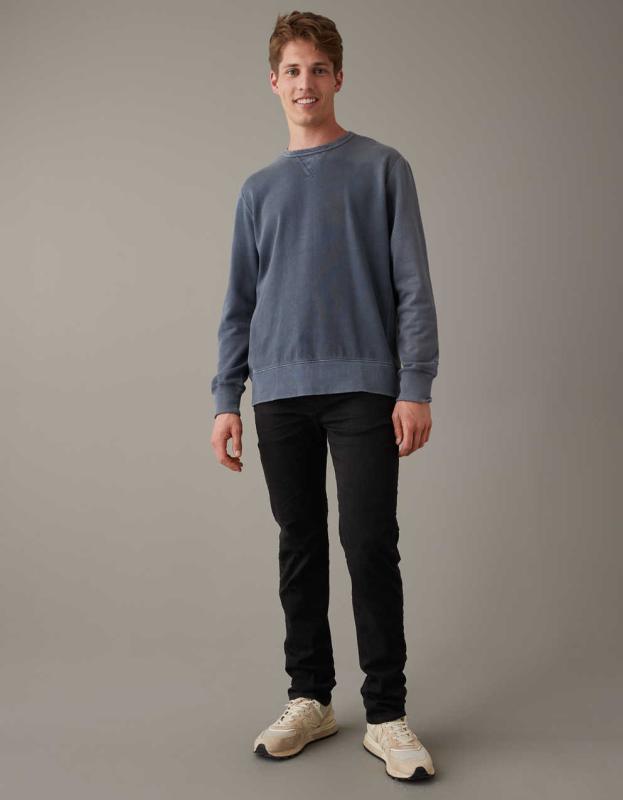 AE AirFlex+ Slim Straight Jean - Black, 32W x 30L 