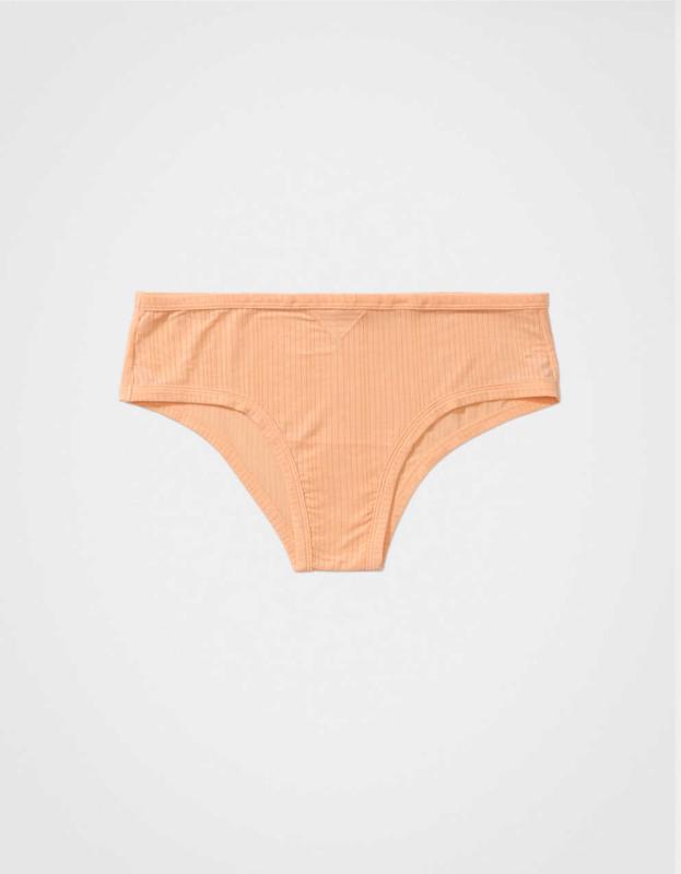Superchill Modal Ribbed Cheeky Underwear - Main Mango, S 