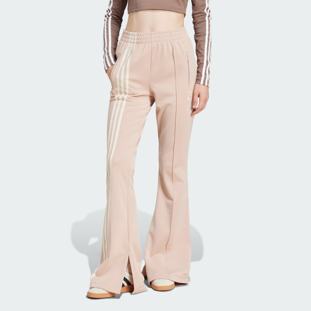 adidas 3-Stripes FlaRed Firebird Track Pants Lifestyle A/2XS Women Ash Pearl