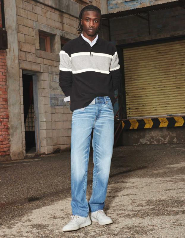 AE AirFlex+ Ultrasoft Original Straight Jean - Classic Medium, 34W x 30L 