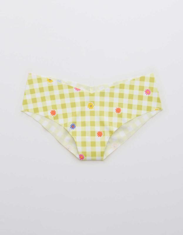 Aerie No Show Cheeky Underwear - Tomboy Green, XS 