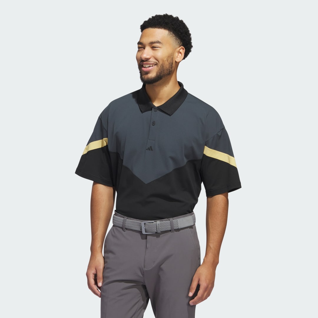 adidas Ultimate365 Sport Polo Shirt Golf A/3XL Men Grey / Black