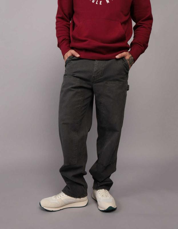 AE Flex Carpenter Pant - Charcoal Ash, 28W x 30L 