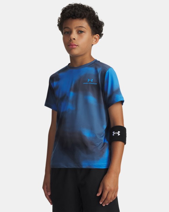 UA Vanish Printed Boys' Short Sleeve