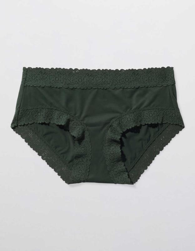 Sunnie Blossom Lace Boybrief Underwear - Sycamore, L 