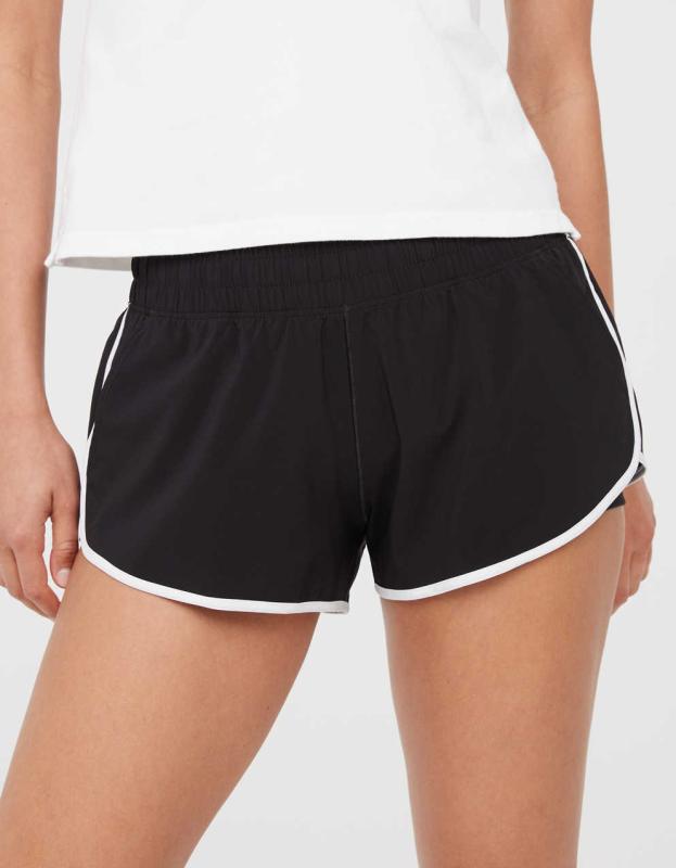 OFFLINE By Aerie Hot Stuff Low Rise Short - True Black, XXS 