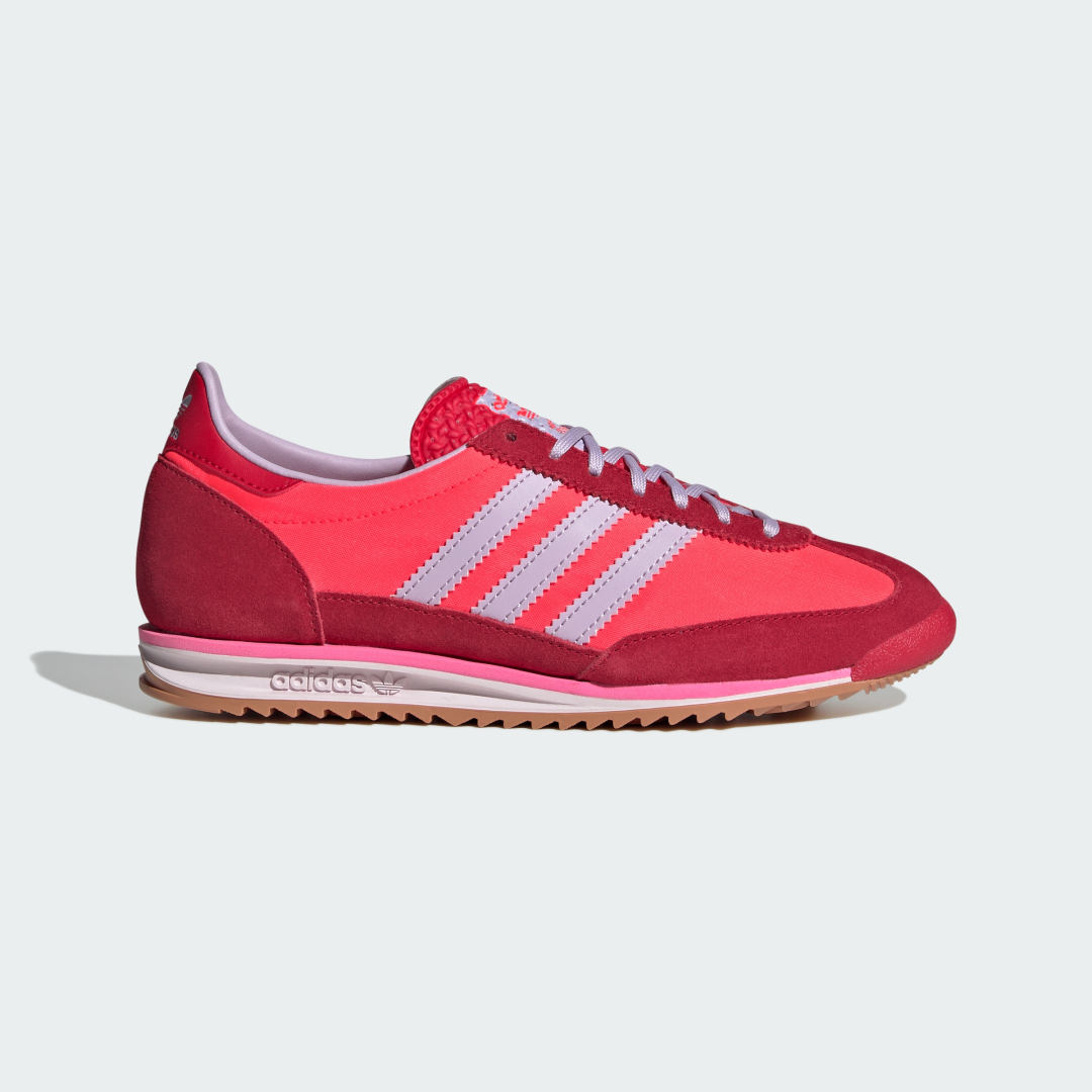 adidas SL 72 OG Shoes Lifestyle 7 UK Unisex Solar Red / Ice Lavender / Better Scarlet