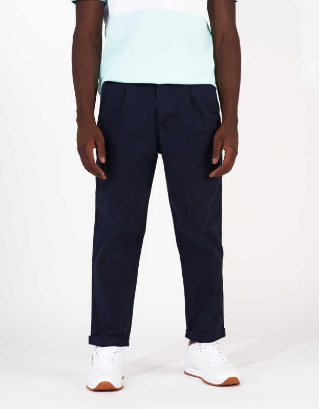 AE Flex Loose Cropped Chino - Navy, 34W x 30L 