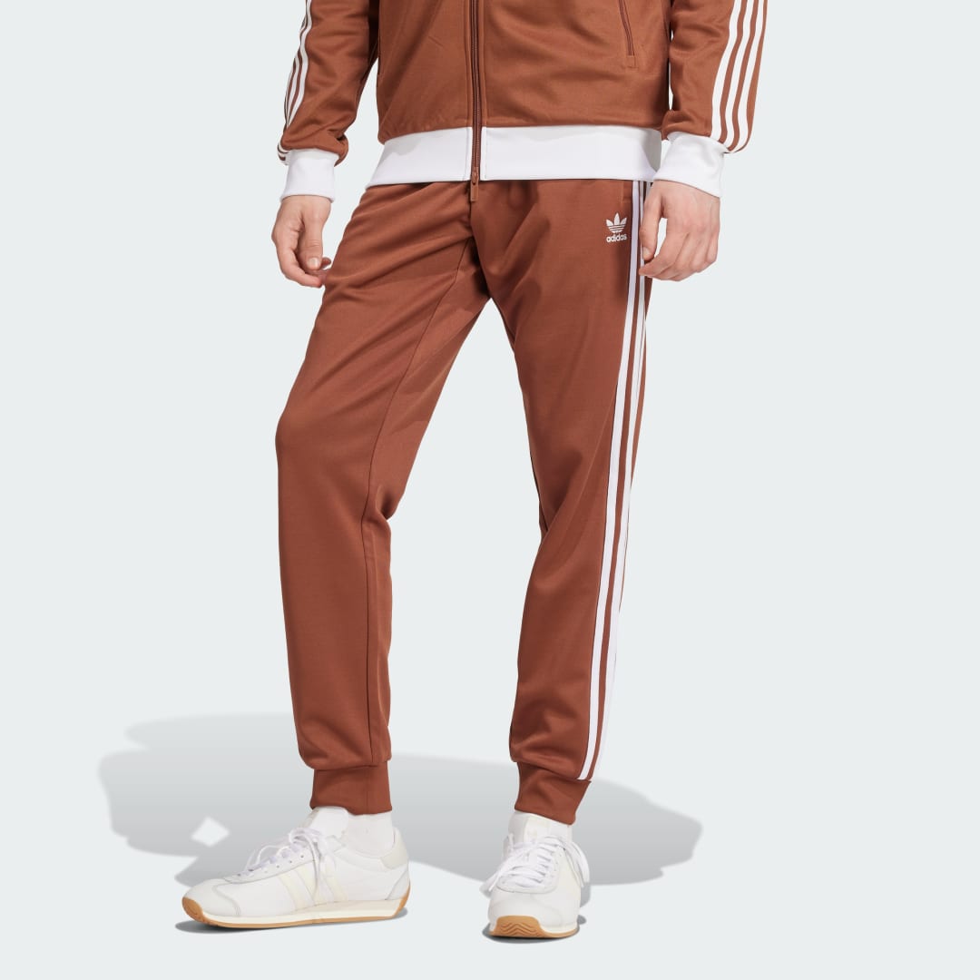 adidas Adicolor Classics SST Track Pants Lifestyle A/2XL Men Preloved Brown