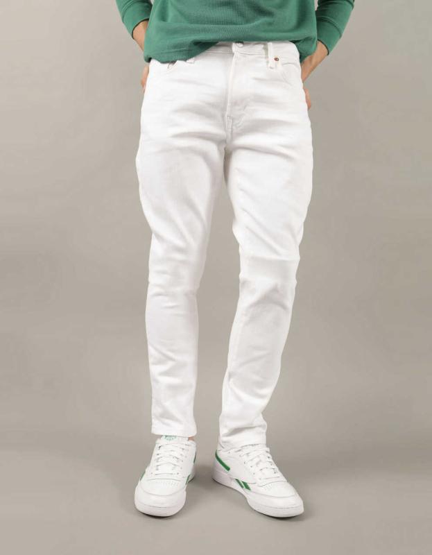 AE AirFlex+ Slim Jean - White, 30W x 34L 