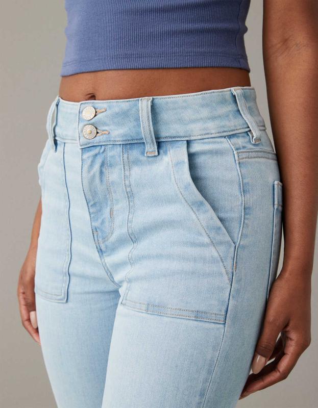 AE Next Level High-Waisted Jegging - Authentic Light, 8 