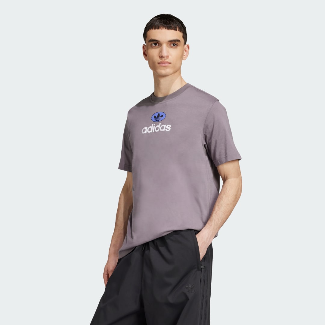 adidas Graphic Tee Lifestyle A/L Men Trace Grey