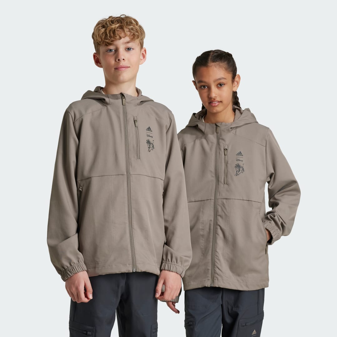 adidas Disney Lion King Track Top Kids Lifestyle A/164 Kids Simple Brown / Multicolor / Grey