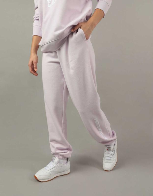 AE Graphic Baggy Jogger - Lilac Ice, L 